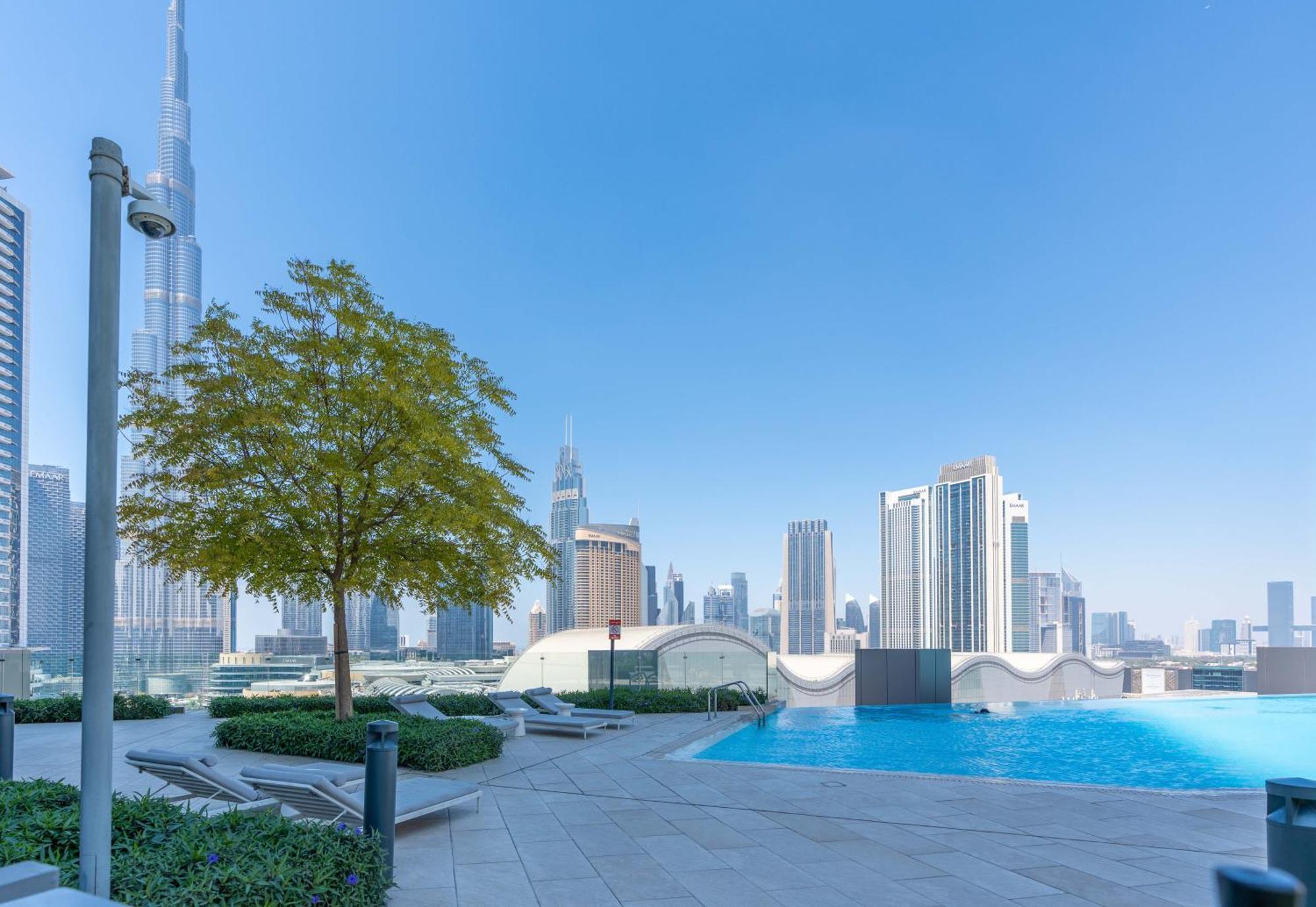 Lux Apt-Burj View Opp. Dxb Mall Дубай Екстер'єр фото