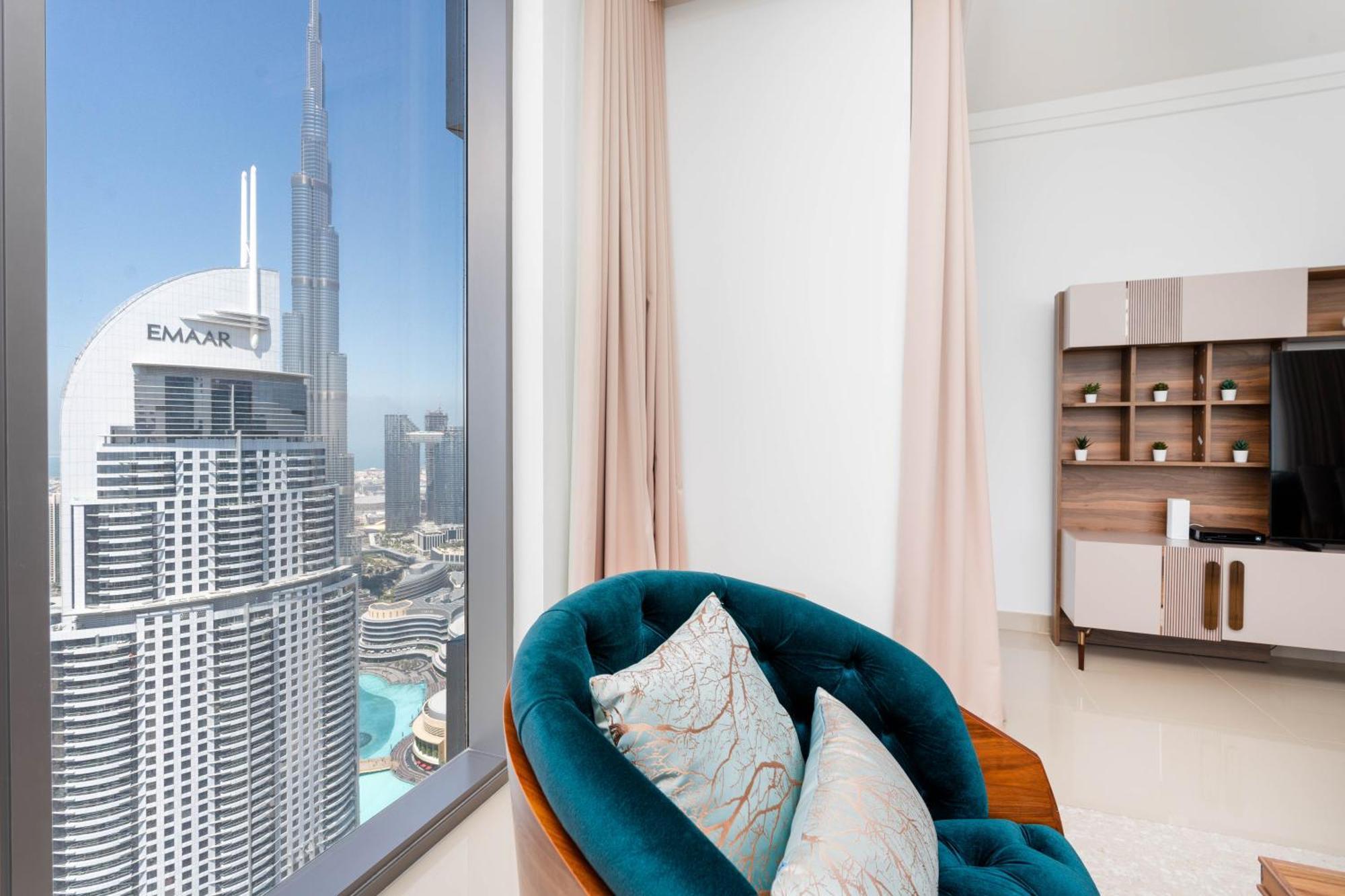 Lux Apt-Burj View Opp. Dxb Mall Дубай Екстер'єр фото