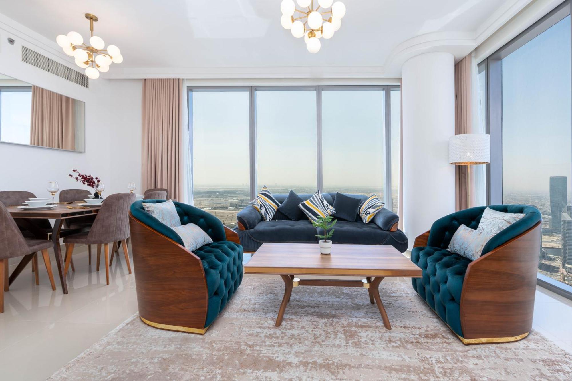 Lux Apt-Burj View Opp. Dxb Mall Дубай Екстер'єр фото